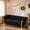 Black, variant on Retro Sofa Modern Cream Velvet Sofa with Gold Accents - Sleek Channel-Tufted Upholstery, 3-Seat Couch for Living Room and Office Decor (White)