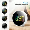 thumbnail image 5 of Alarm Clock, AMIR Digital Alarm Clock with 2 Alarms Snooze Brightness Adjustable Alarm Clock for Kids Elderly Bedroom School White, 5 of 10