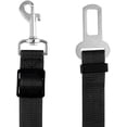 thumbnail image 4 of Negro - Paquete de 2 cinturones de seguridad ajustables Ripstop para perros, cinturón de seguridad universal para perros, 4 of 5