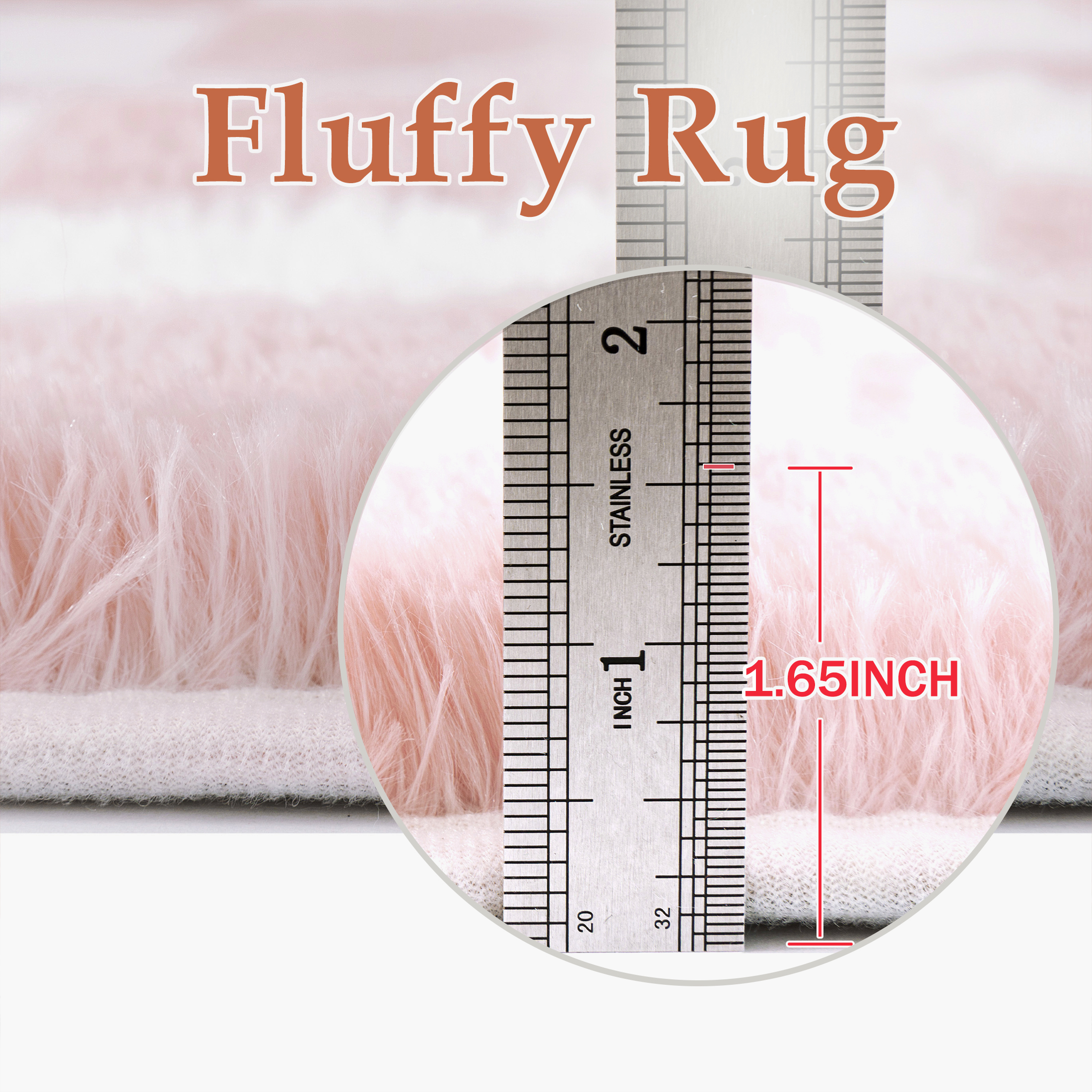 BERTHMEER 5'x7' Checkered Rug for Living Room, Modern Pink and White Checkerboard Shag Rug Non-Slip Area Rug Soft Indoor Fluffy Rugs for Bedroom Carpet Home Dorm Aesthetic Decor