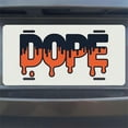 thumbnail image 7 of License Plate, Trendy Dope Text Art Decorative Front,Personalized Stainless Steel License Plate Cover For Men Women,12.2" X 6.2", 7 of 7