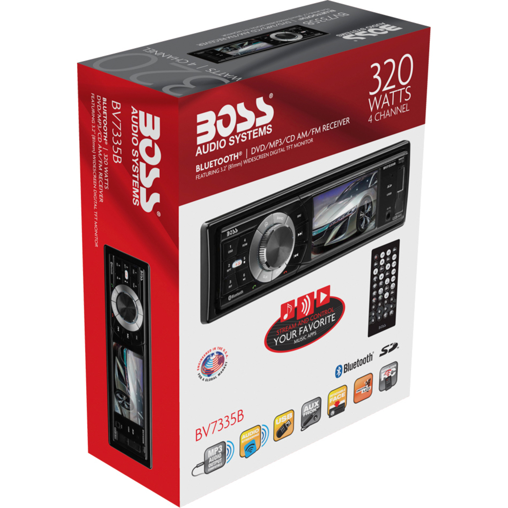 BOSS AUDIO BV7335B Single-DIN 3.2 inch 