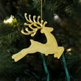 thumbnail image 2 of Luoshdecor 6Pcs Reindeer Hanging Ornaments ,Christmas Tree Glitter Plastic Elk Decor Pendant for Wedding, Holiday Party Xmas Gift Home Decor Accessories, 2 of 7