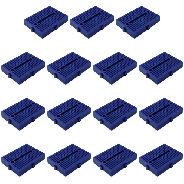 SYB-170 Mini placa pruebas 35x47 mm sin soldadura para kit bricolaje () Azul