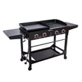 thumbnail image 5 of Royal Gourmet 4-Burner GD402 Portable Flat Top Gas Grill and Griddle Combo with Folding Legs, 48,000 BTU, Black, 5 of 13