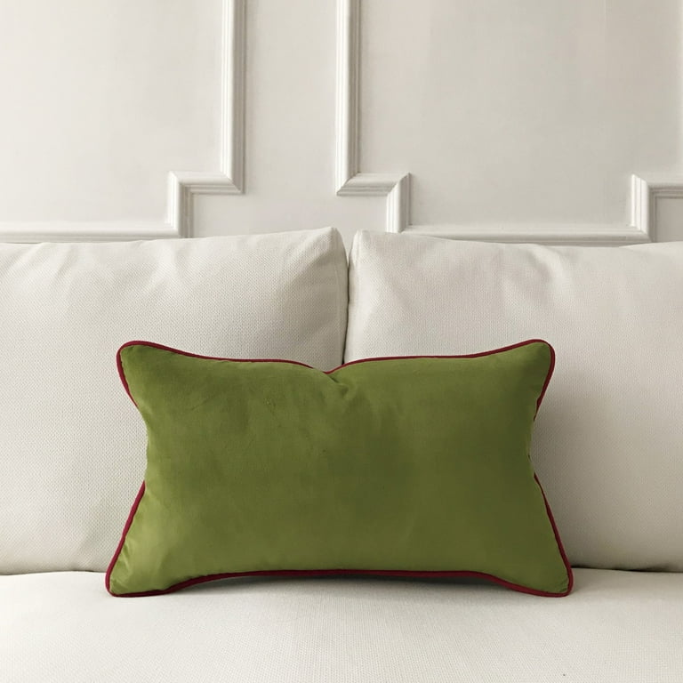 Red and green throw pillows outlet