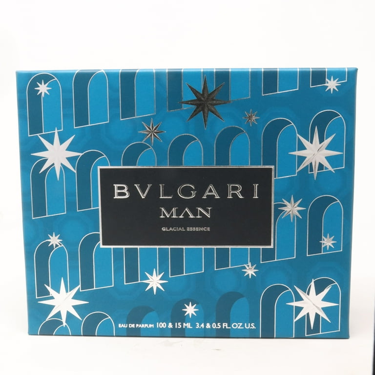 香水(男性用) Bvlgari Man Glacial Essence Gift Set Bvlgari Man Glacial Essence Eau De Parfum 2-Pcs Set / New