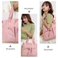 thumbnail image 3 of OHOIOLLA 1Ud Tote Rosa De Gran Capacidad Con Bolsillos Múltiples En Oxford, 3 of 8