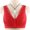 Red, variant on VISALY Push Up Bra Lace Bras Womens Lace Bra Solid Color Fashion Bra Gather Underwear Bra Wireless Bras For Women Strapless Bras For Women Plus Size Bras For Women A 36