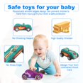 thumbnail image 4 of Juguetes de madera para coches Zhanmai, manualidades sin terminar, 24 piezas, 4 of 7