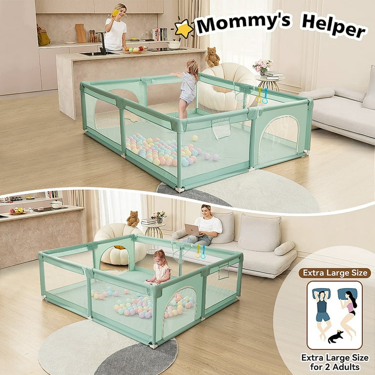 Baby Playpen Baby Playard Playpen For Babies With Gate - Temu