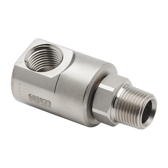 Reelcraft s602033-1/2 Pouces NPT(F) x 1/2 Pouces NPT(m) Acier au Carbone Pivotant, Joints Aflas, 5000 psi