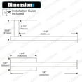 thumbnail image 2 of Paper Towel Holder Self-Adhesive Bar Under Cabinet, No Drilling for Kitchen Towel Oil Rubbed Bronze Stainless Steel Wall Mounted Rack, B3013ORB, 2 of 3