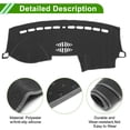 thumbnail image 3 of Unique Bargains Dash Cover for FORD Explorer 2011-2019 Non-Slip Center Console Dash Cover Mat Polyester Silicone Gray, 3 of 7