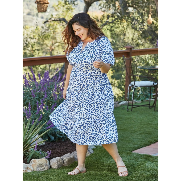 Midi dress walmart cheap
