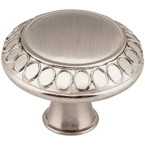 Jeffrey Alexander 1977S Symphony 1-3/8" Mushroom Cabinet Knob - Nickel