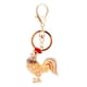 thumbnail image 4 of Llavero de gallo, dije para bolso, brillantes para mochila en 3D, llavero elegante, llaveros para mochila con cierre para mujeres y niñas, 4 of 9