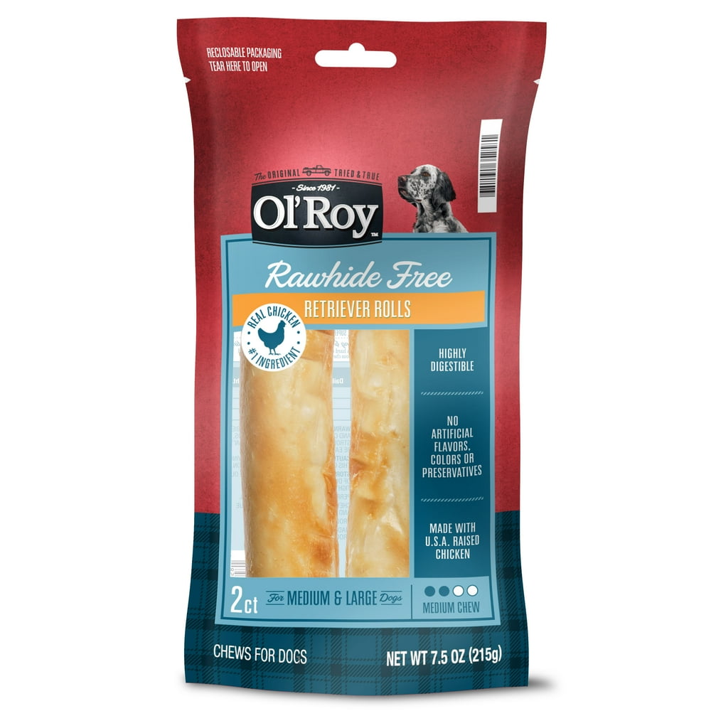 Ol' Roy Rawhide Free Large