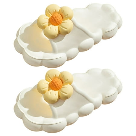

SEMIMAY Women S Summer Soft Slippers Cute Flowers Indoor Home Home Home Bathroom Bath Non Slip Sandals Can Be Worn Outside Slippers