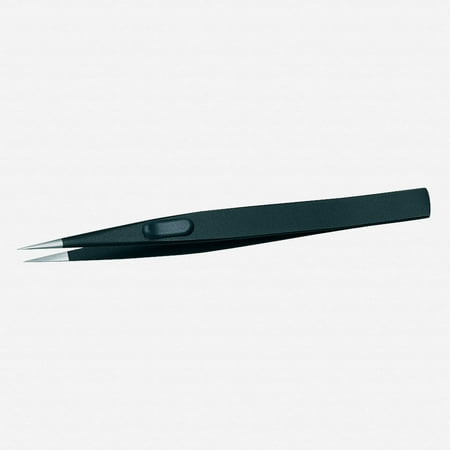 UPC: 4010886861424 | Gedore 722-1 ESD Precision tweezers flat satin non-glare finish ESD