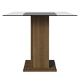 thumbnail image 3 of Mesa de Comedor Madesa Cuadrada con Tablero de Vidrio 5332A Marrón, 3 of 6