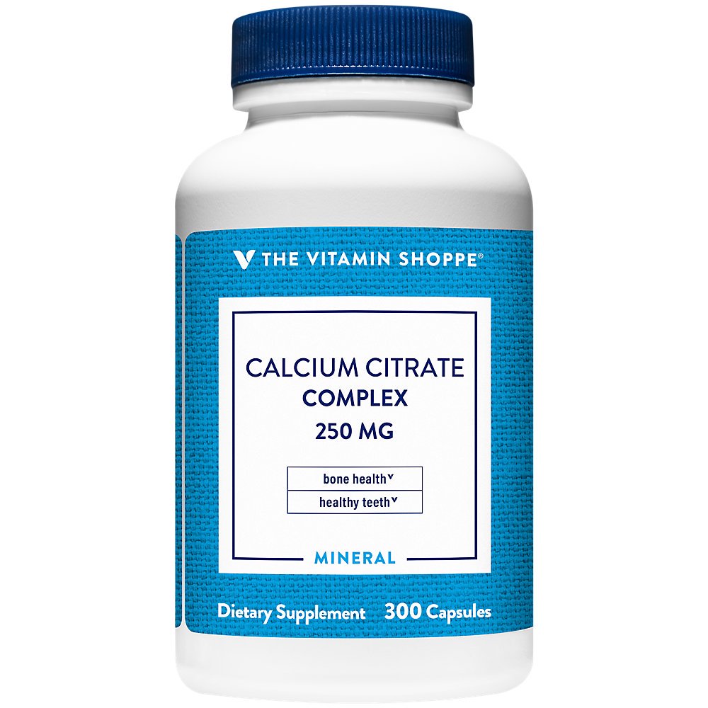 Calcium Citrate Complex 250mg Mineral Essential for Healthy Bones