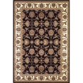 thumbnail image 1 of HomeRoots 353179 20 x 31 in. Polypropylene Black & Ivory Area Rug, 1 of 1