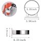 thumbnail image 4 of Juego de almacenamiento para secador de pelo de 1 pieza, soporte para secador de pelo, estante de baño, juego de almacenamiento para secador de pelo, para baño, peluquería. Instalación autoadhesiva (blanco) Kuyhfg Sin marca, 4 of 5