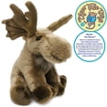 thumbnail image 2 of Martin The Moose | 9 Inch Stuffed Animal Plush | By TigerHart Toys, 2 of 6