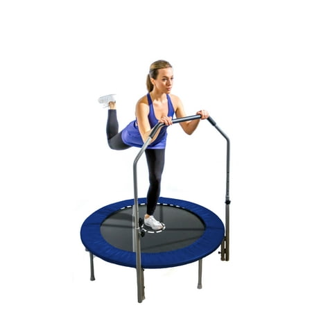 Trujump 48-Inch Mini Trampoline, with Handle Bar, (The Best Rebounder Trampoline)
