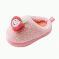 thumbnail image 3 of HCNTES Kids Toddler Slippers Baby Boys Girls Cute Cartoon Design House Shoes Children's Non Slip Warm Winter Fuzzy Indoor Slipper(Pink,8.5), 3 of 9