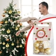 thumbnail image 4 of Fiudx Adornos Navideños de Bolas, Decoración Colgante Colorida y Vibrante, Diseño Duradero de Plástico y Vidrio, Fáciles de Colgar En El Árbol o La Ventana, Decoración Navideña para El Hogar o Espaci, 4 of 6