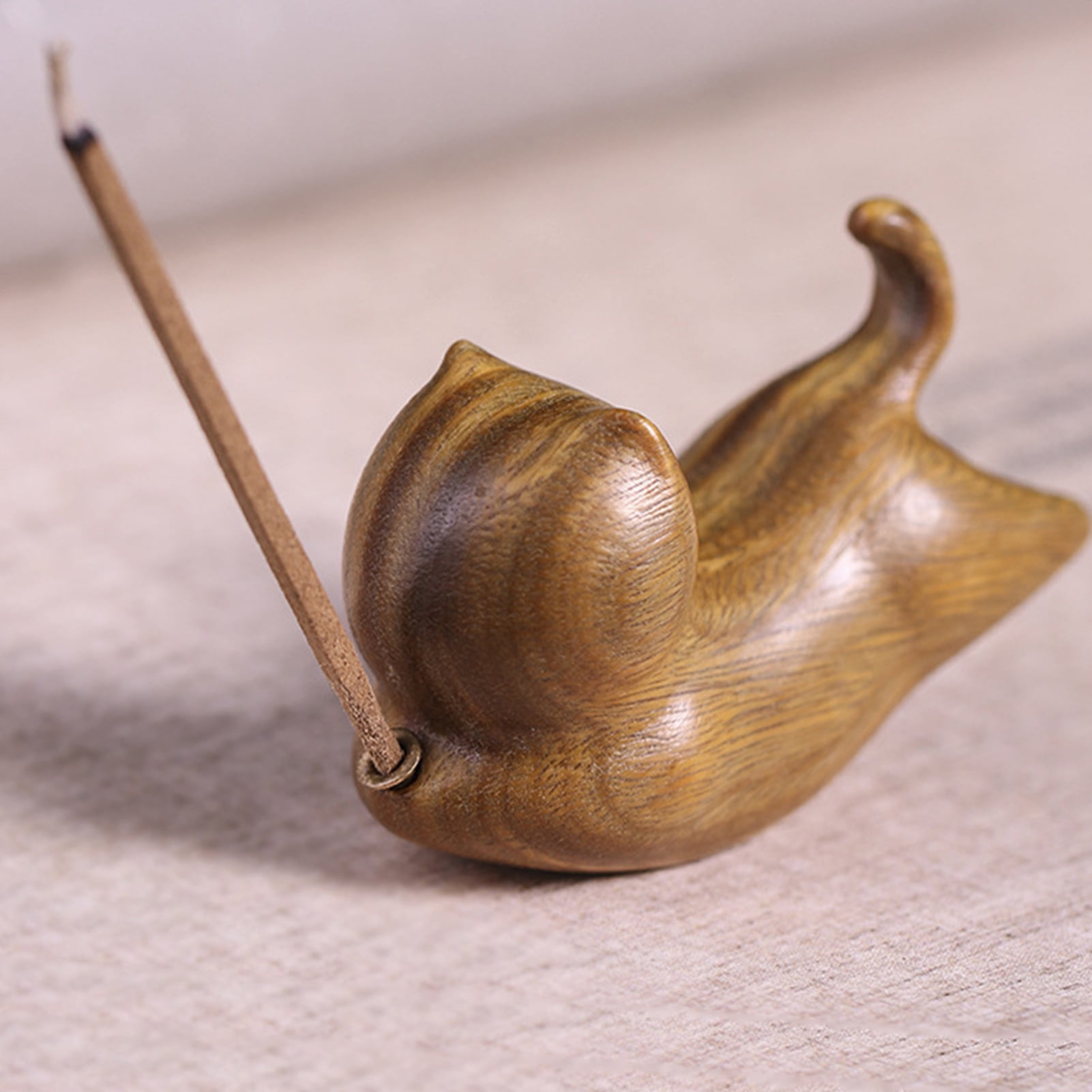 Yesbay Incense Burner Cats Shape Alleviate Anxiety Green Sandalwood