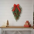 thumbnail image 6 of chaungfeng Christmas Swags, Garland Christmas Swag Teardrop Ornament, Berry Bow Decorative Props Pendant Wall Hanging for Front Door Indoor Outdoor Wall Hanging Wreaths Decor, 6 of 6