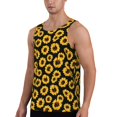 thumbnail image 2 of Haiem Sunflower 6 Men Workout Tank Top Gym Bodybuilding Sleeveless Muscle T Shirts Athletic Tank Breathable Workout Shirt-Medium, 2 of 8