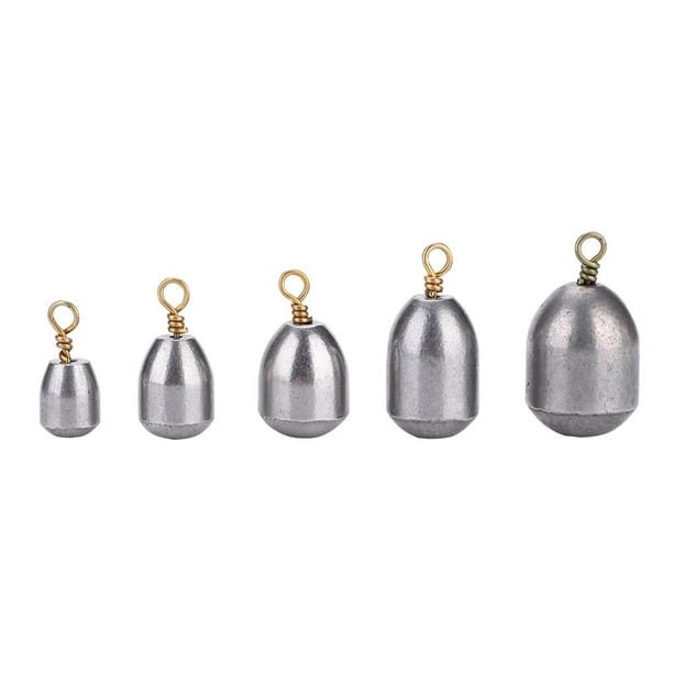 20pcs Outdoor Fishing Sinkers Weight Fishing Iron Weights; Fishing Set  Angler Tackle Accessory 