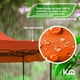 thumbnail image 4 of Toldo Carpa Plegable KINGSHOUSE 3x3 M Con Pared Transparente Bolsa naranja, 4 of 9