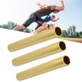 thumbnail image 1 of 3PCS Relay Sticks, Competition Relay  Bright Color Hollow Carved Aluminum Alloy Relay  Track for Training Competition, 1 of 8