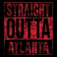 thumbnail image 3 of UGP Campus Apparel Straight Outta Atlanta Long Sleeve T-Shirt - 3X-Large - Black, 3 of 6