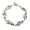Elephant01, variant on Mother Elephant and Baby Elephant Bracelet with Round Toggle Lock, Plain Bracelets, 925 Sterling Silver Bracelets For Women's Christmas Gift