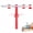 Red(semimetal), variant on Aluminum Cabinet Hardware Jig Tool for Easy Installation of Handles, Pulls, and Knobs(Blue)