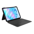 thumbnail image 1 of Funda con teclado Logitech Combo Touch para iPad Air de 11 pulgadas, negra, 1 of 9