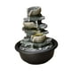 thumbnail image 1 of Fuentes de agua para interiores, fuente de escritorio con luz y adorno de agua corriente. Estilo C, 1 of 9