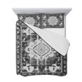 thumbnail image 7 of Black Grey Twin XL Size Down Alternative Comforter,Lightweight Comforter Quilt Bedding Set with Pillow Shams Boho Vintage Print Distressed Brick Patterns Bed Comforter Duvet Insert 68"x98", 7 of 7