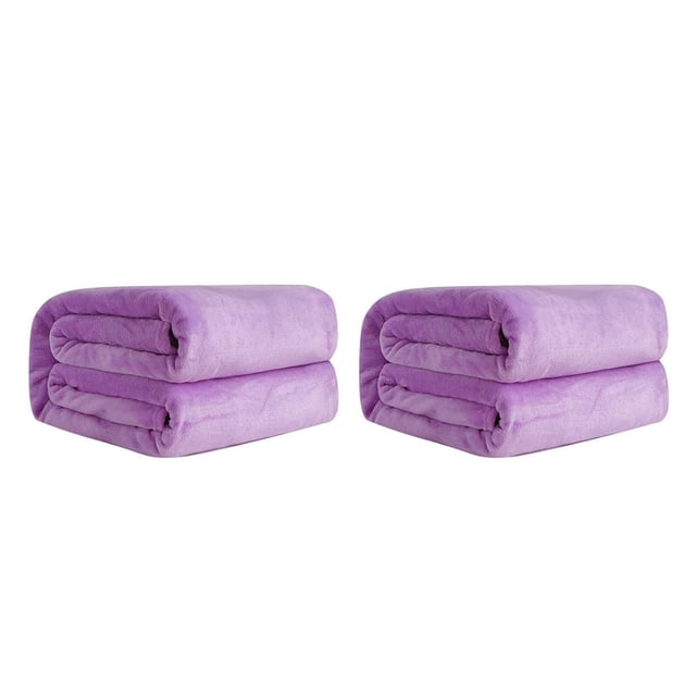 Billuyoard Manta de franela Otoño Niños adultos portátiles Reutilizables Mantas de color sólido Dormitorio interior al aire libre Suministros de Type2 NO2 Billuyoard CBP080554