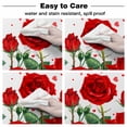 thumbnail image 5 of Christmas Winter Snowflake Gnome Round Tablecloth Waterproof Wedding Decor Table Cover Christmas Party Decorative Tablecloth, 5 of 6