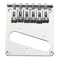 thumbnail image 1 of Chrome Electric Guitar Bridge, 6 Mounts, Single Coil Humbucker Pickup for, 1 of 8