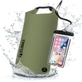 thumbnail image 1 of Waterproof Dry Bag,Roll Top Blue Small Waterproof Backpack 2L/5L/10L/20L/30L/40L Floating Lightweight Bags for Kayaking, Boating, Fishing, Swimming Camping with Waterproof Phone Case, 1 of 5