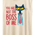 thumbnail image 3 of Pete The Cat - You Are Not The Boss Of Me  - Women's Short Sleeve Graphic T-Shirt, 3 of 6
