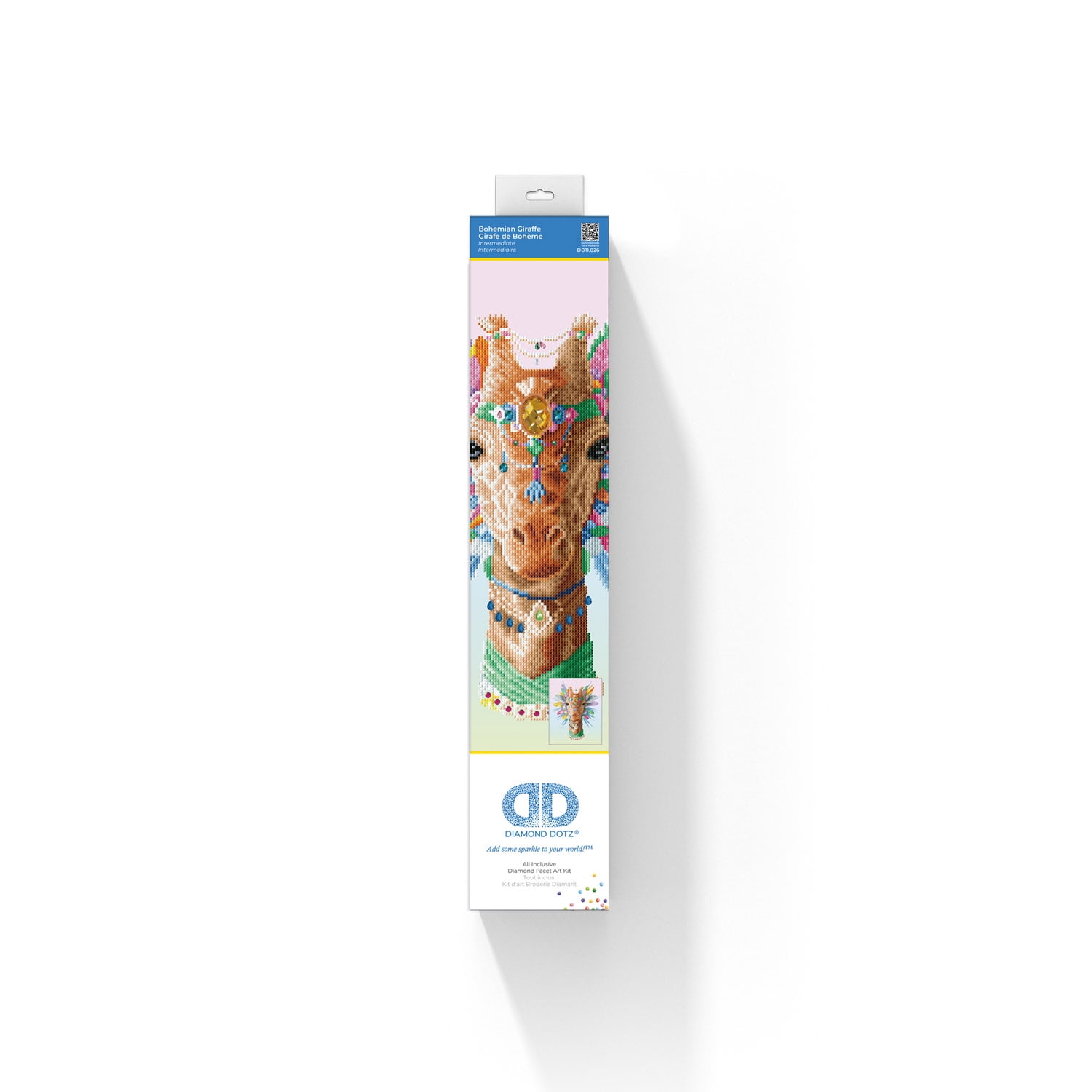 Diamond Dotz Bohemian Giraffe Diamond Painting Kits for Adults - Diamond Art Kits a Relaxing Creative Craft Kit with Dotz Gems